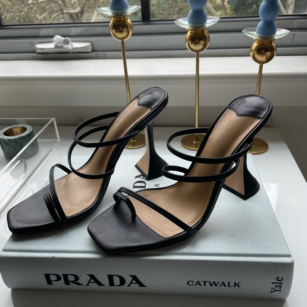Tony Bianco - Stellar Black Capretto 10.5cm Heels